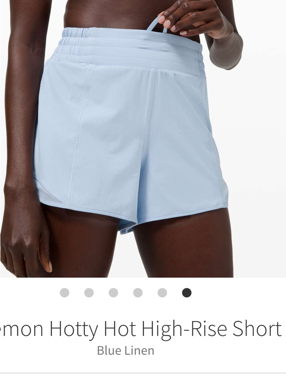 lululemon athletica Hotty Hot High-Rise Shorts - Light Blue